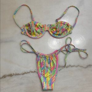 One One Colorful Swim Bikini Set